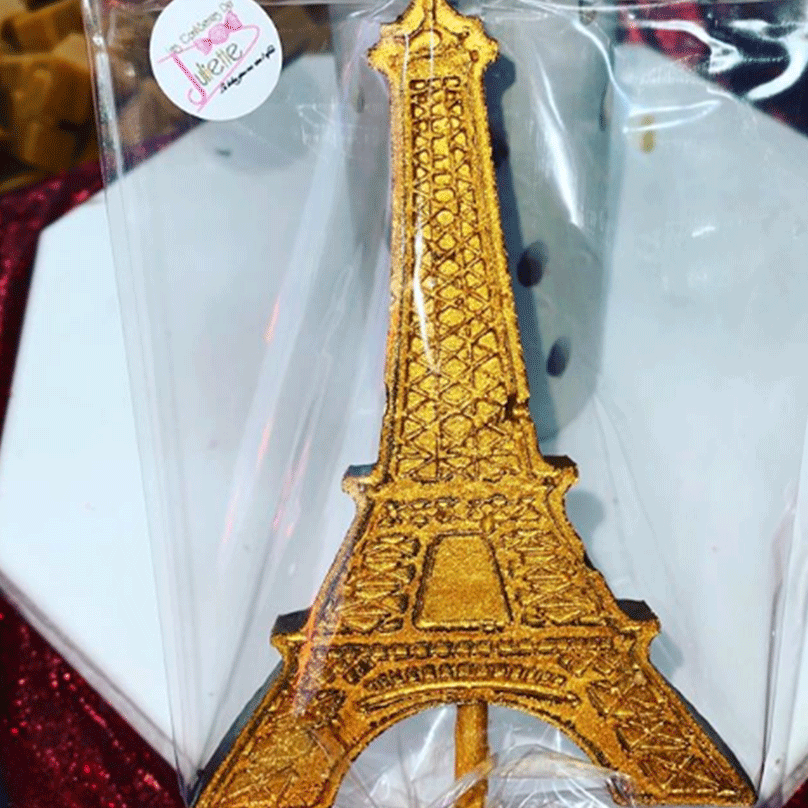 Sucette Tour Eiffel Chocolat